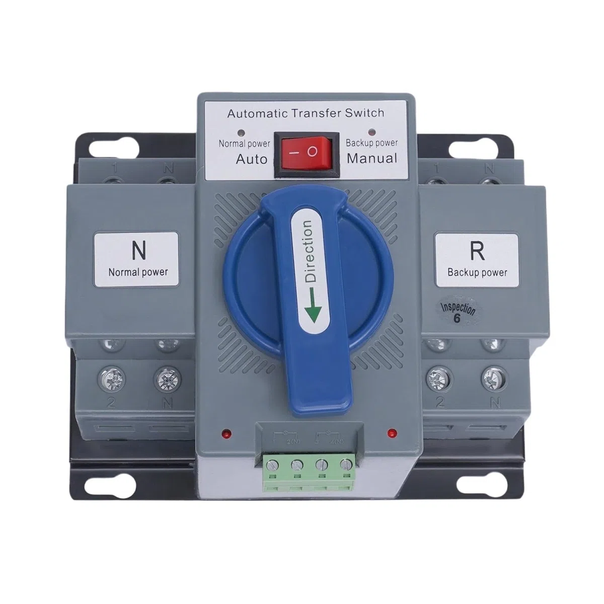 Interruptor de transferencia automática de doble alimentación de 63 A for conmutador de generador de 2 polos, conmutador de generador de 50/60 Hz(220V)